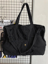 Vintage Wash Large Shoulder Bag